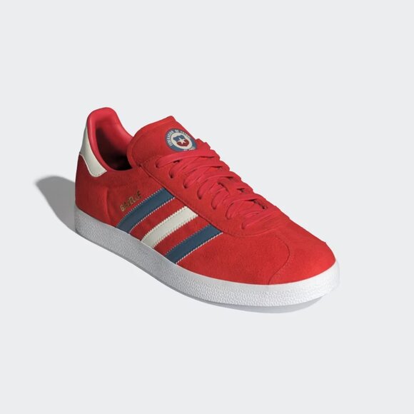 11.5M - [NEW] Men's adidas Gazelle Chile Shoes 'Red' IF6827 - Picture 4 of 7